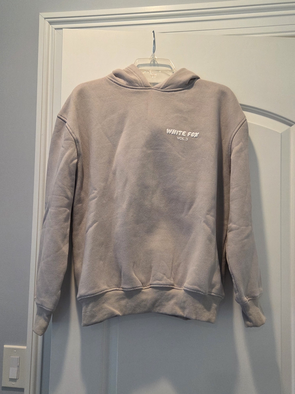White Fox Boutique Beige/Pale Taupe 'White Fox Vol.3' Hoodie